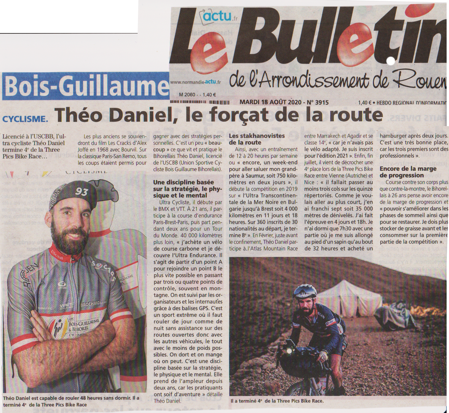 Bulletin Rouen 8. 2020 Théo Daniel